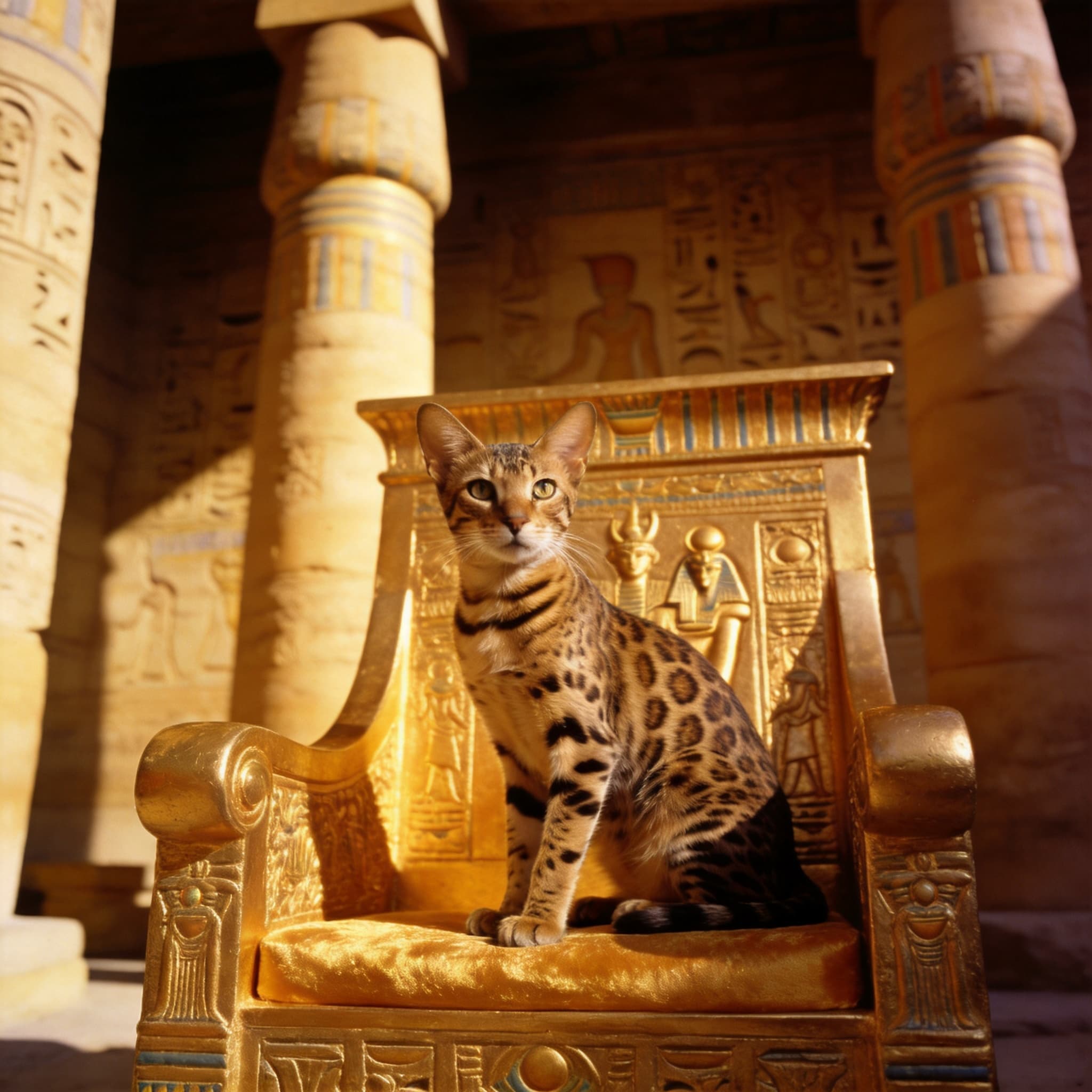 The Pharaoh's Cat: A Royal Companion by the Nile